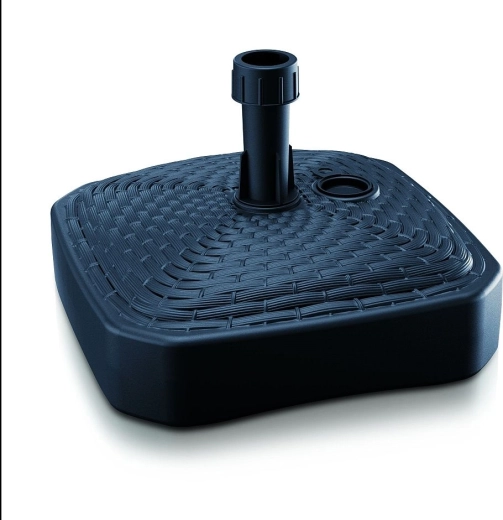 Socle pour parasol carré 39 × 39 cm anthracite UMBRELLA
