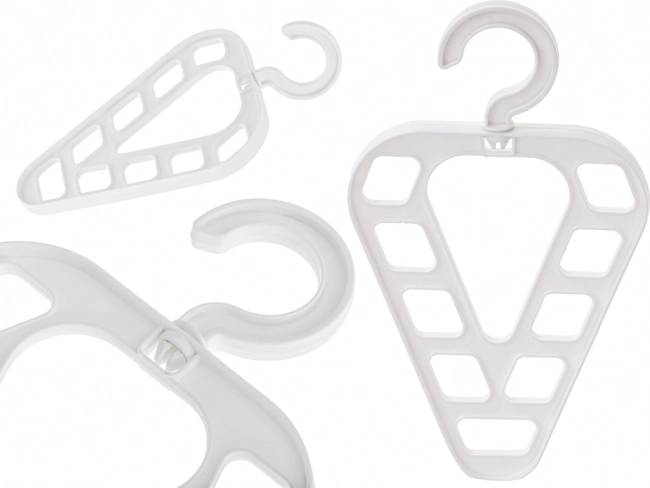 Organiseur d’armoire multifonction à 9 ouvertures, blanc