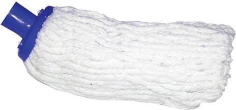 Embout de serpillière à ficelles 100 g, filetage fin, bleu