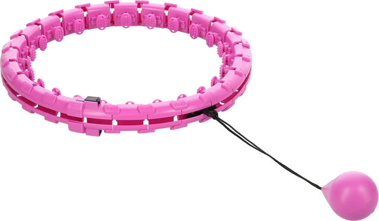 Hula hoop intelligent de massage avec poids, violet