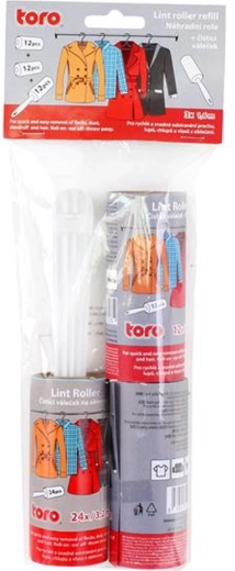 Rouleau adhésif de nettoyage pour vêtements + 2 recharges