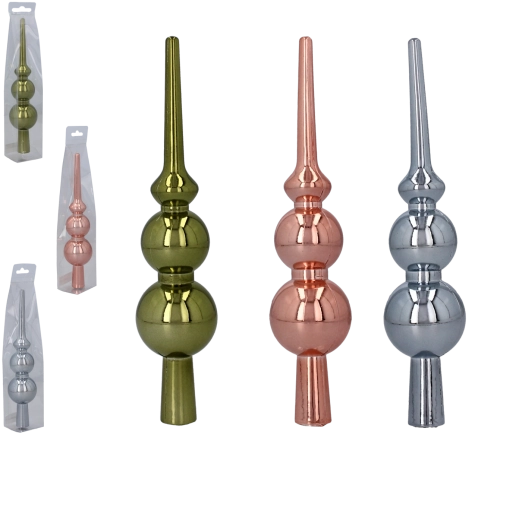 Pointe de sapin de Noël en forme d’étoile 20 cm