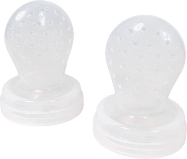 Nuuroo Lauge tétine de rechange pour grignoteuse, 2 pcs, transparent, 6m+