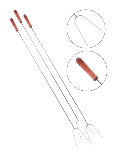 Fourchettes à rôtir 130/120 cm