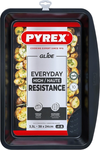 Plaque à pâtisserie profonde PYREX 38 × 24 cm