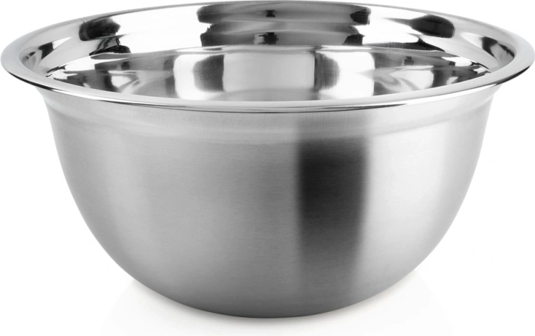 Grand saladier de cuisine en acier inoxydable Vilde 32 cm, 7,5 l