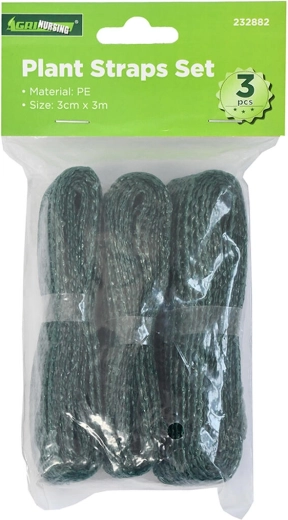 Ruban de liage pour plantes PE 3 cm × 3 m (3 pcs)