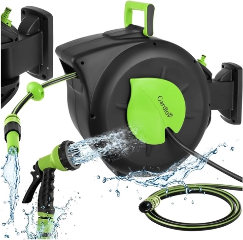 Enrouleur mural automatique pour tuyau d’arrosage 30 m GARDLOV
