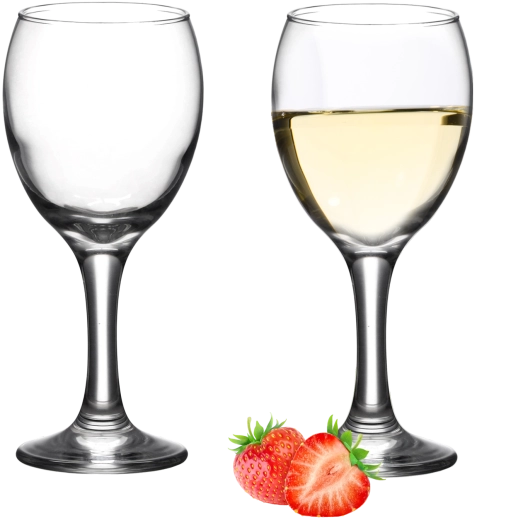Set de verres à vin blanc LAV Empire 245 ml, 6 pièces
