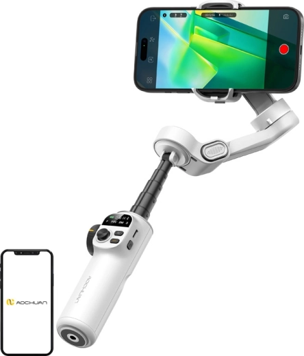 Stabilisateur pour smartphone AOCHUAN Smart X2 blanc