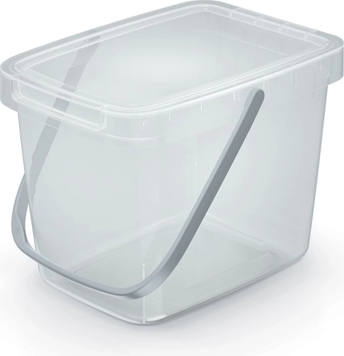 Poubelle Systema Q Collect 6 l transparente