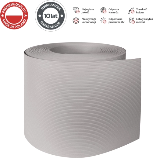 Bande pour clôture 26 m SMART 19 cm PROTECTO, gris