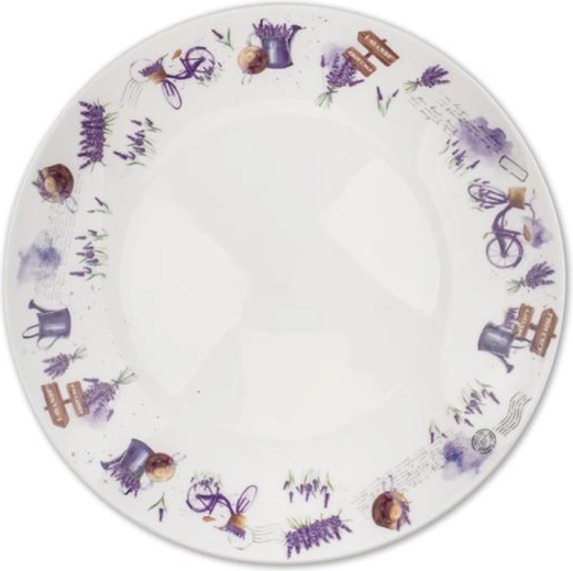 Assiette en céramique 20 cm Nouvelle lavande