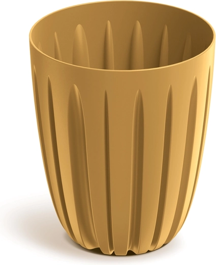 Cache-pot Wario 13,7 cm moutarde en plastique