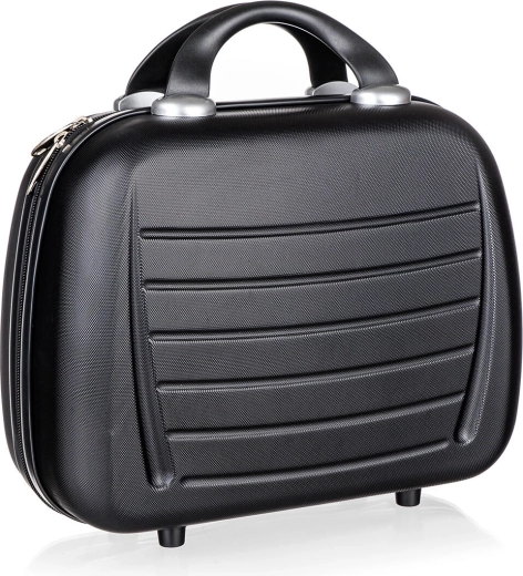 Valise rigide de voyage en ABS 10 l, noire