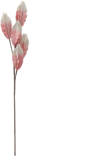 Fleur artificielle décorative 105 cm rose