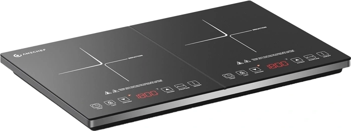 Table de cuisson à induction à deux zones AMZCHEF