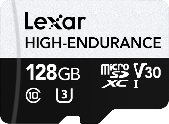 Carte mémoire Lexar High-Endurance microSDHC/microSDXC 128 Go