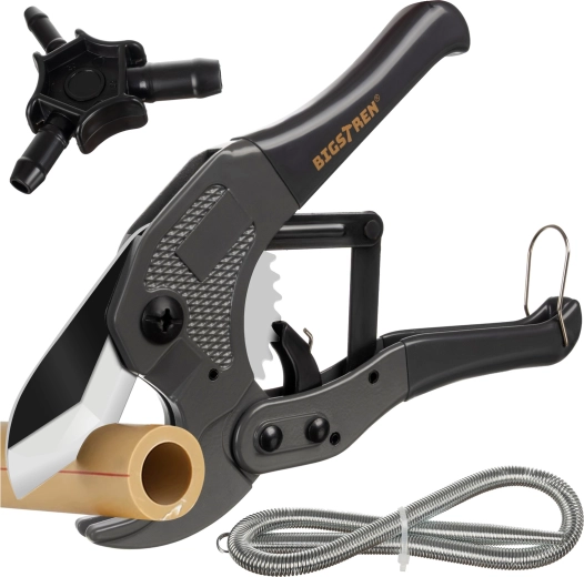 Kit de ciseaux pour tubes PEX avec calibreur et ressort interne BIGSTREN