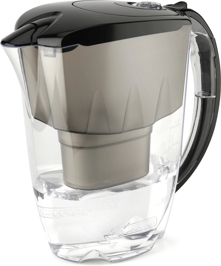 Pichet filtrant Maxfor Jasper pour eau 2,8 l noir avec cartouche B100-25