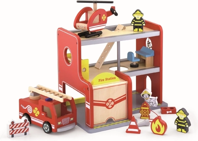 Caserne de pompiers en bois Viga