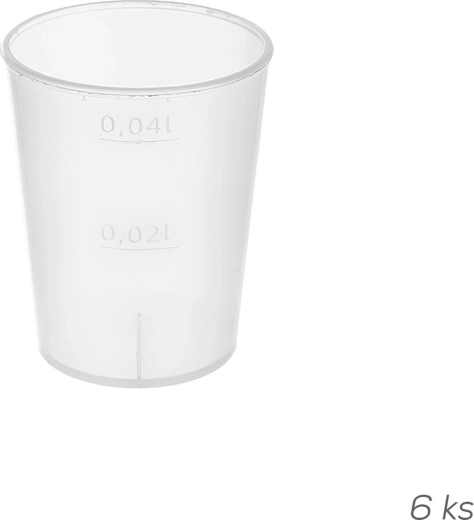 Doseur pour liquides 50 ml en plastique UH (6 pcs)