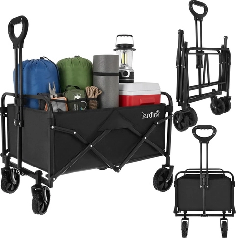 Chariot de jardin pliable GARDLOV 90 l, charge utile 100 kg