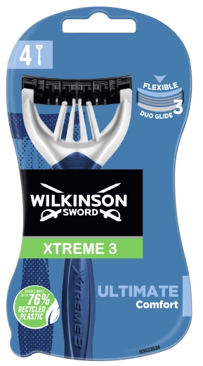 Wilkinson Xtreme3 Ultimate Plus rasoirs jetables (4 pcs)