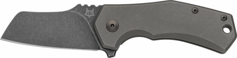 Fox Knives Italico couteau de poche 6 cm, titane, PVD Stonewash, avec clip