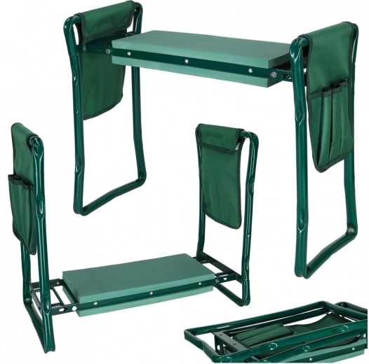 Tabouret de jardin pliant universel 3-en-1