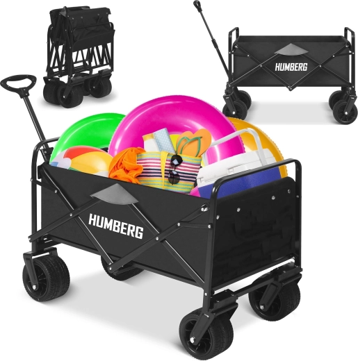 Chariot de transport pliable 100 l HUMBERG