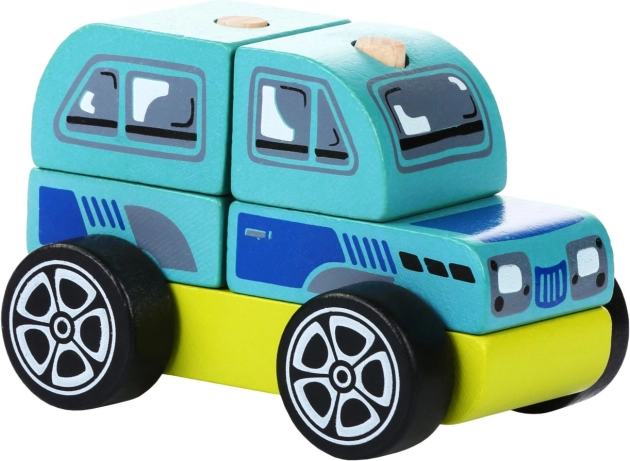 CUBIKA Voiture Tout-Terrain en Bois Puzzle