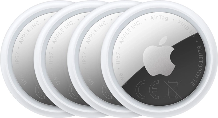 Apple AirTag 2e génération – lot de 4 pièces