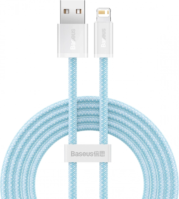 Baseus câble USB–Lightning 2 m, 2,4 A, bleu