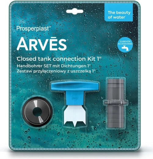 Kit de raccordement pour réservoir fermé d’eau de pluie