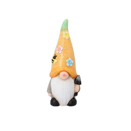 Nain de jardin avec éclairage LED pour décoration extérieure