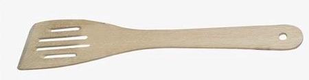 Spatule en bois à fentes 29,5 cm avec trou de suspension