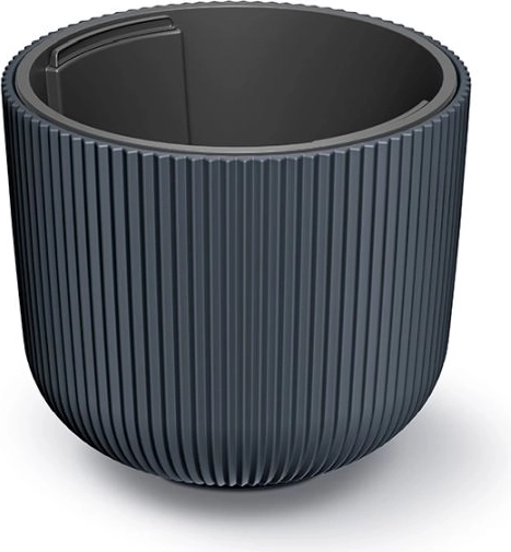 pot de fleurs avec insert MILLY 35 cm anthracite