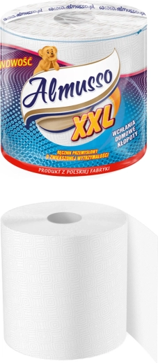 Essuie-tout de cuisine ALMUSSO XXL, 2 épaisseurs, 1 rouleau, FSC