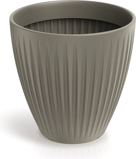 Pot de fleurs Latia Round Midl 48 cm mocca