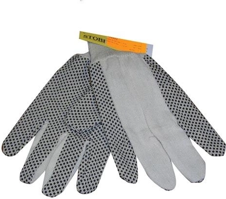 Gants de travail OSPREY en coton avec pastilles PVC