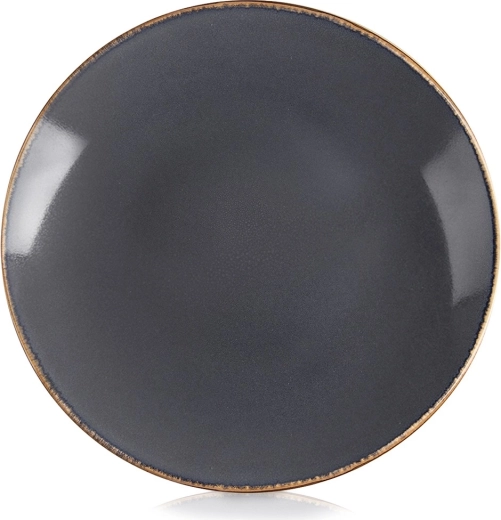 Orion Glaze assiette plate en céramique grise 27 cm
