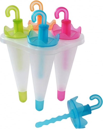 Moule en plastique pour glace TORO – parapluies, 4 pcs