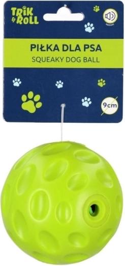 Balle couineuse pour chien verte - 1 pièce