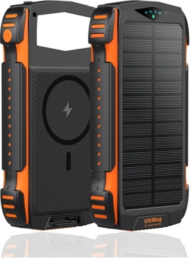 Batterie externe solaire 4smarts TitanPack Rugged UltiMag 20000 mAh