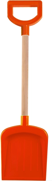 Androni pelle avec manche en bois et poignée 53 cm – Rouge