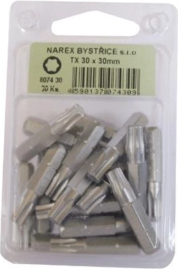 Embouts Torx T25, 30 mm, lot de 30 pièces