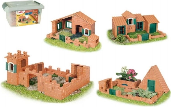 Jeu de construction Teifoc Maison Raul II 280 pièces dans une boîte en plastique 41x19x30 cm