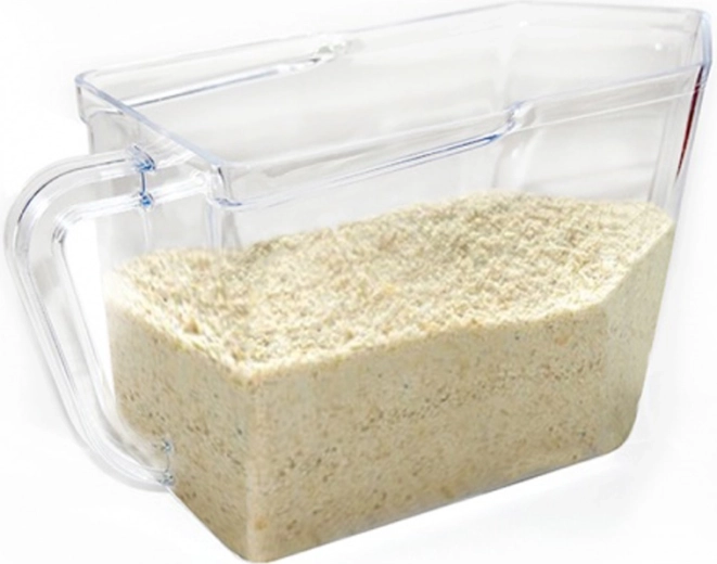 Récipient alimentaire en plastique transparent 1,5 l