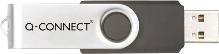 Clé USB Q-CONNECT 16 Go USB 2.0 avec capuchon pivotant